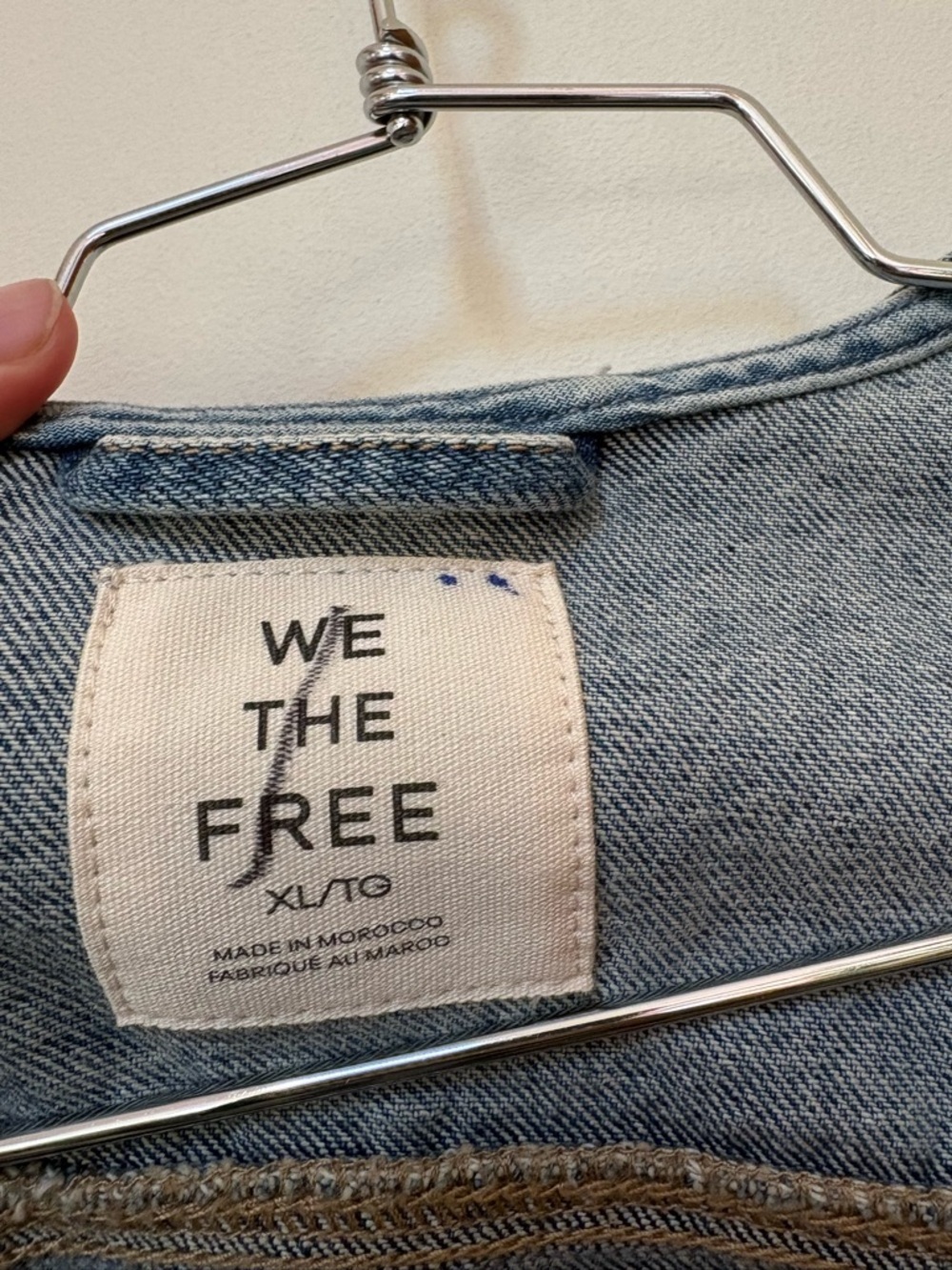 NWOT Free People We The Free Lula Denim Jacket Size XL - Picture 9 of 15